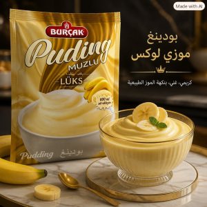 پودینگ بورچاک موزی خوی شاپ